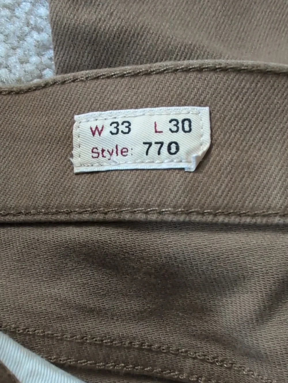Jcrew 770 Trade Straight Fit Bergen Five Pocket Pant Dark Khaki 33/30 Nwt Mens